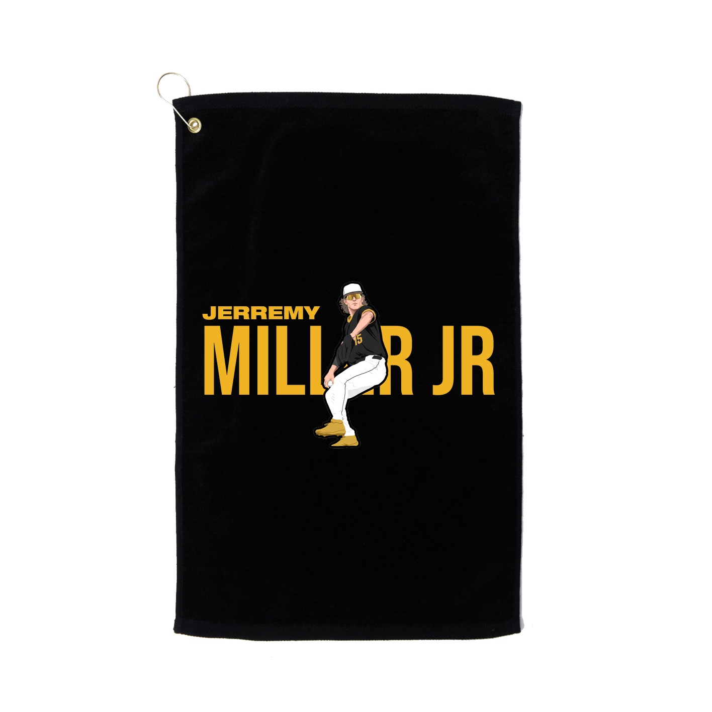Golf Towel — Player Name in Black