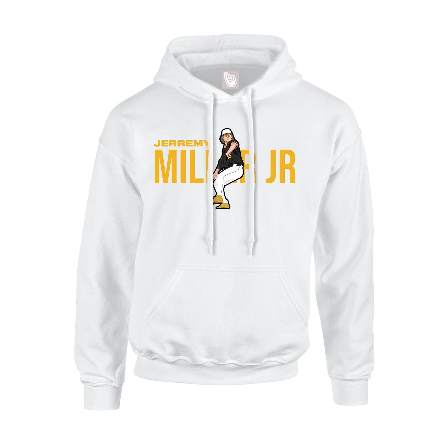 Hoodie — Player Name in White
