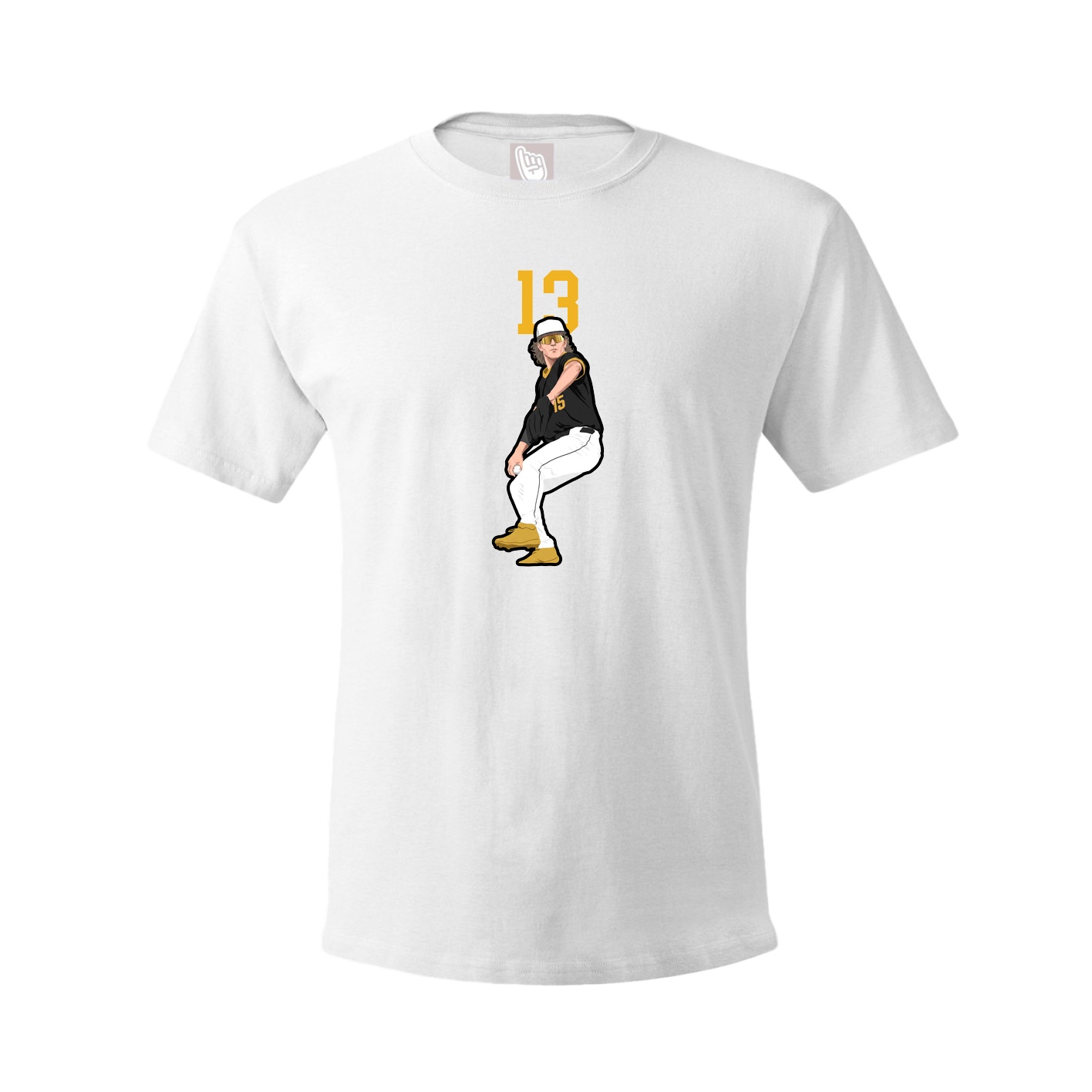 Tee — Number Top in White