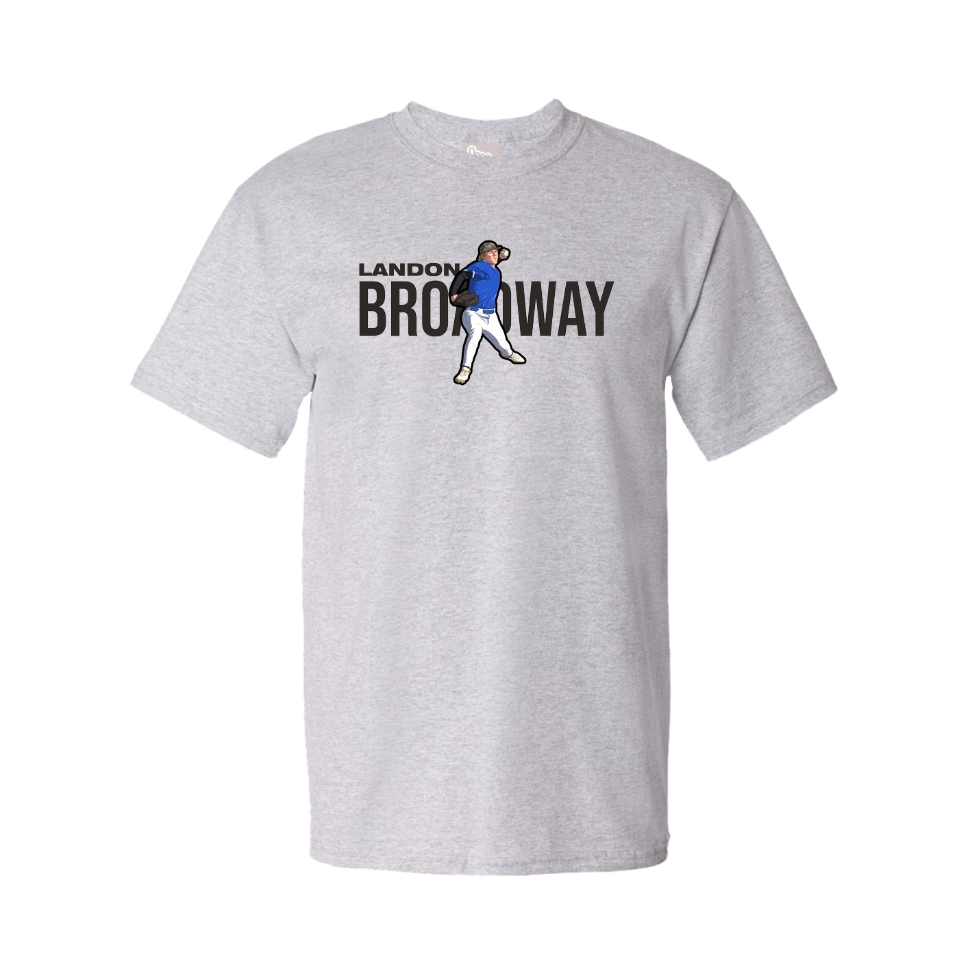 Youth Tee — Player Name in Grey