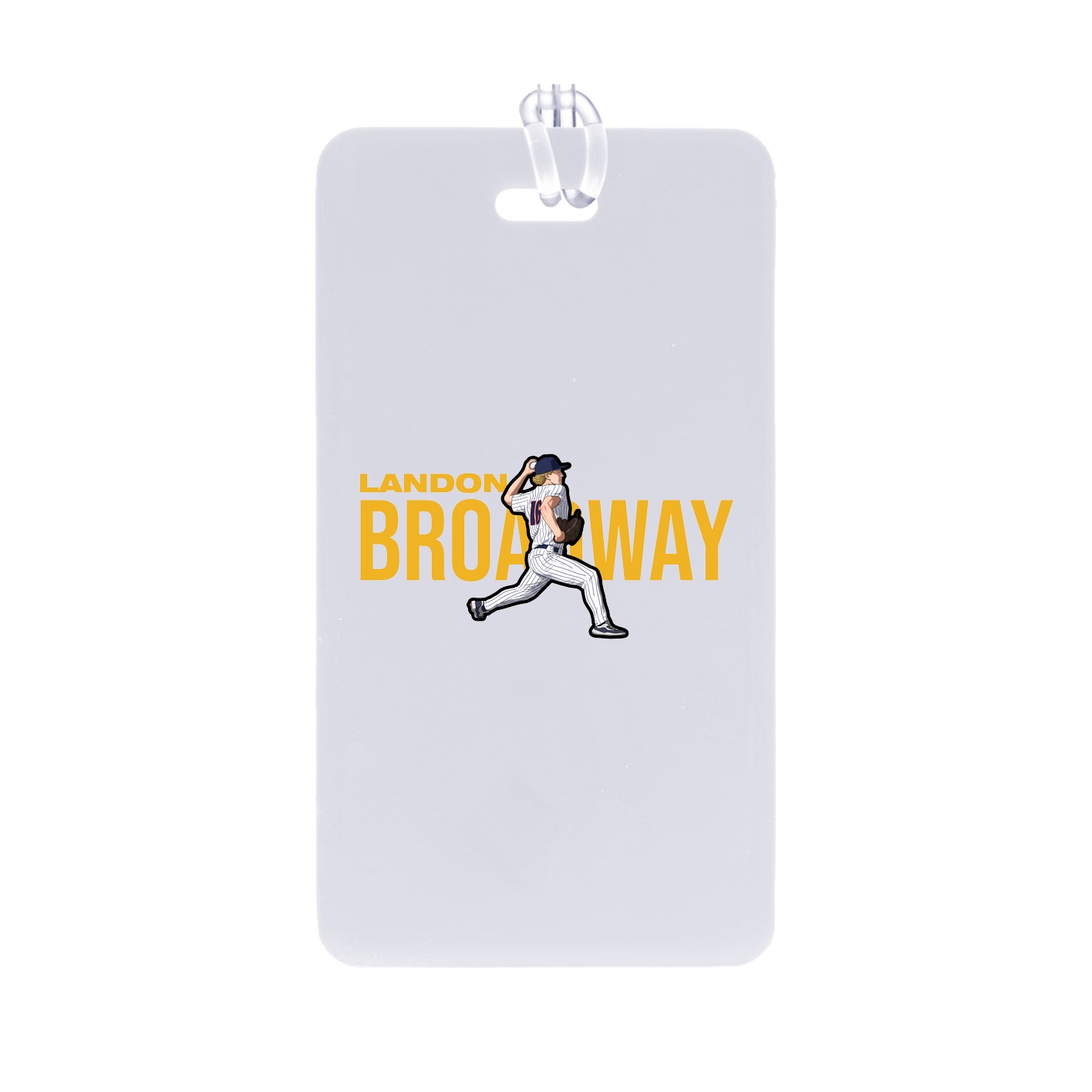 Bag Tag — Player Name in Classic