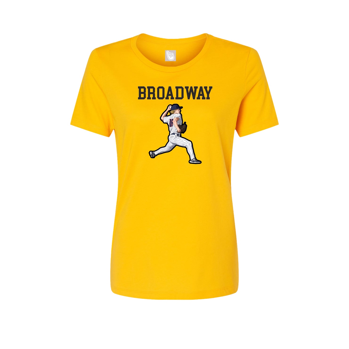 Fitted Women's Tee — Shirsey in Gold