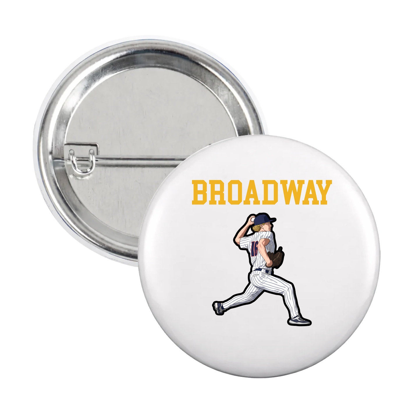 Game Day Button — Shirsey in White