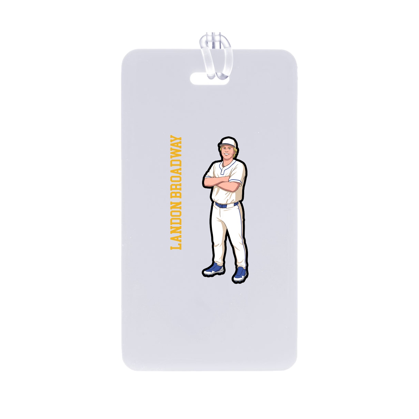 Bag Tag — Name Vertical in Classic