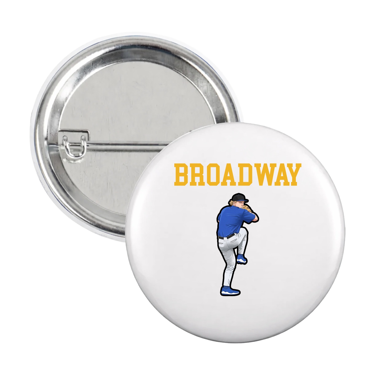 Game Day Button — Shirsey in White