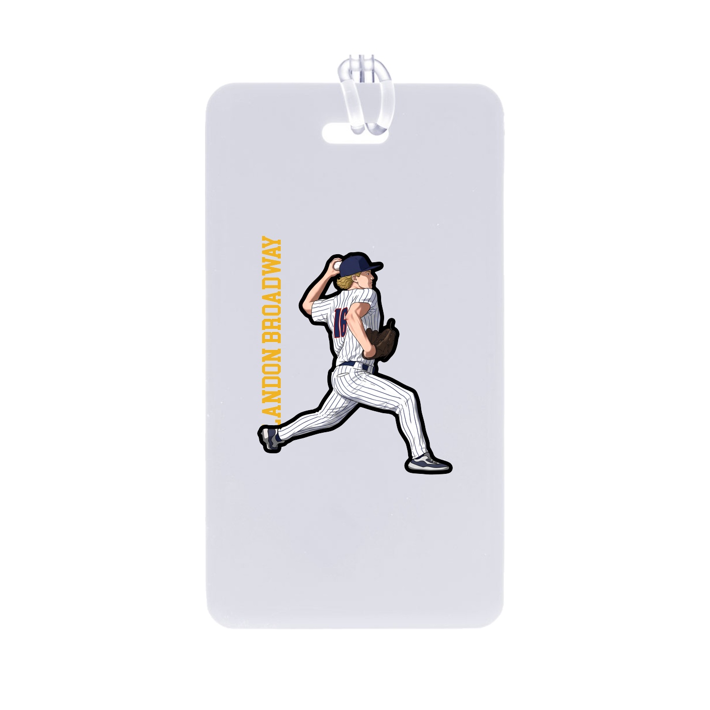 Bag Tag — Name Vertical in Classic