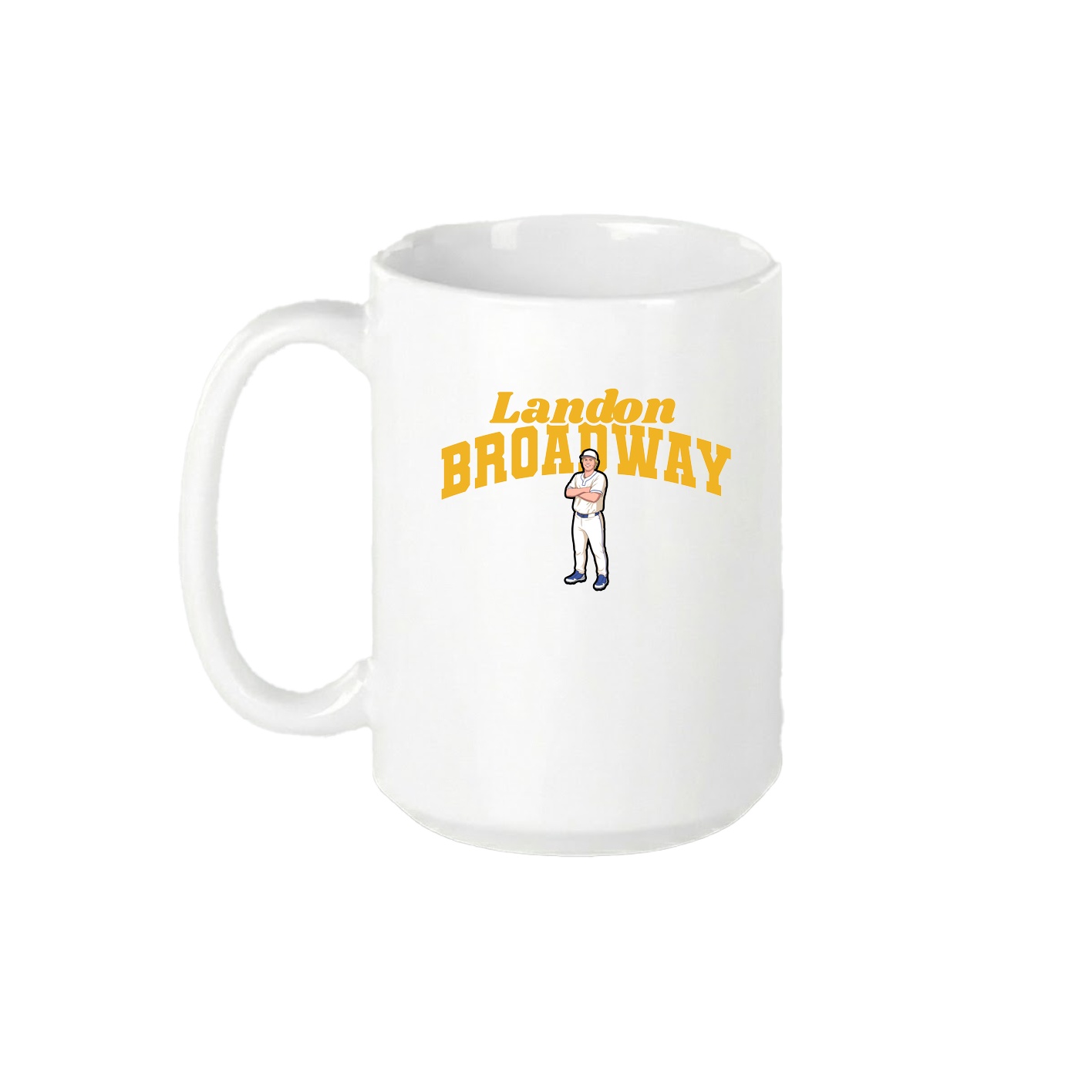 15oz Coffee Mug — Signature Arch in White