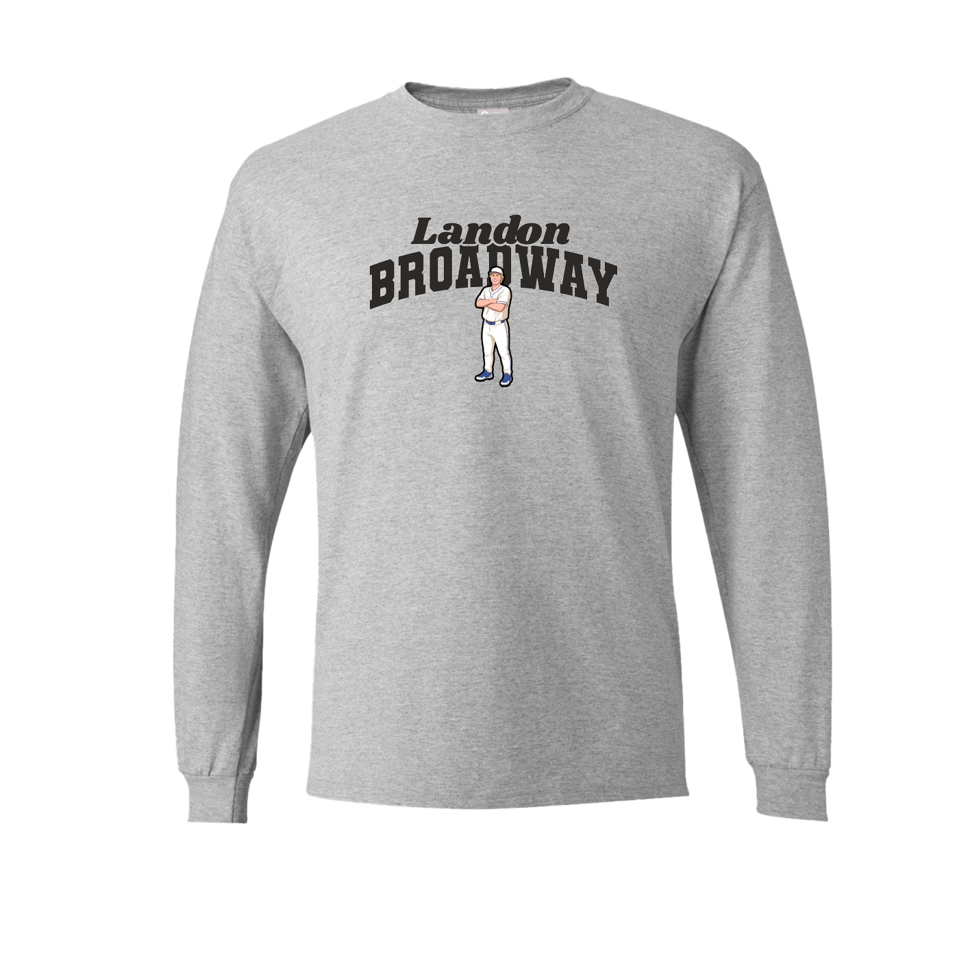 Long Sleeve Tee — Signature Arch in Grey