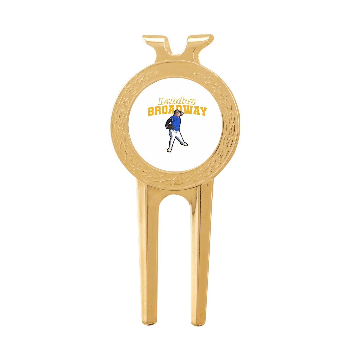 Divot Tool with Ball Marker — Name Arch in Classic