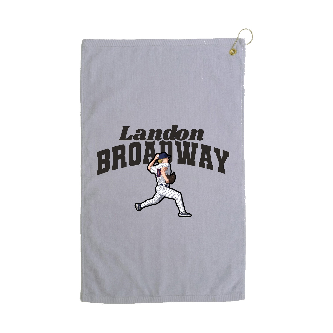 Golf Towel — Signature Arch in Grey