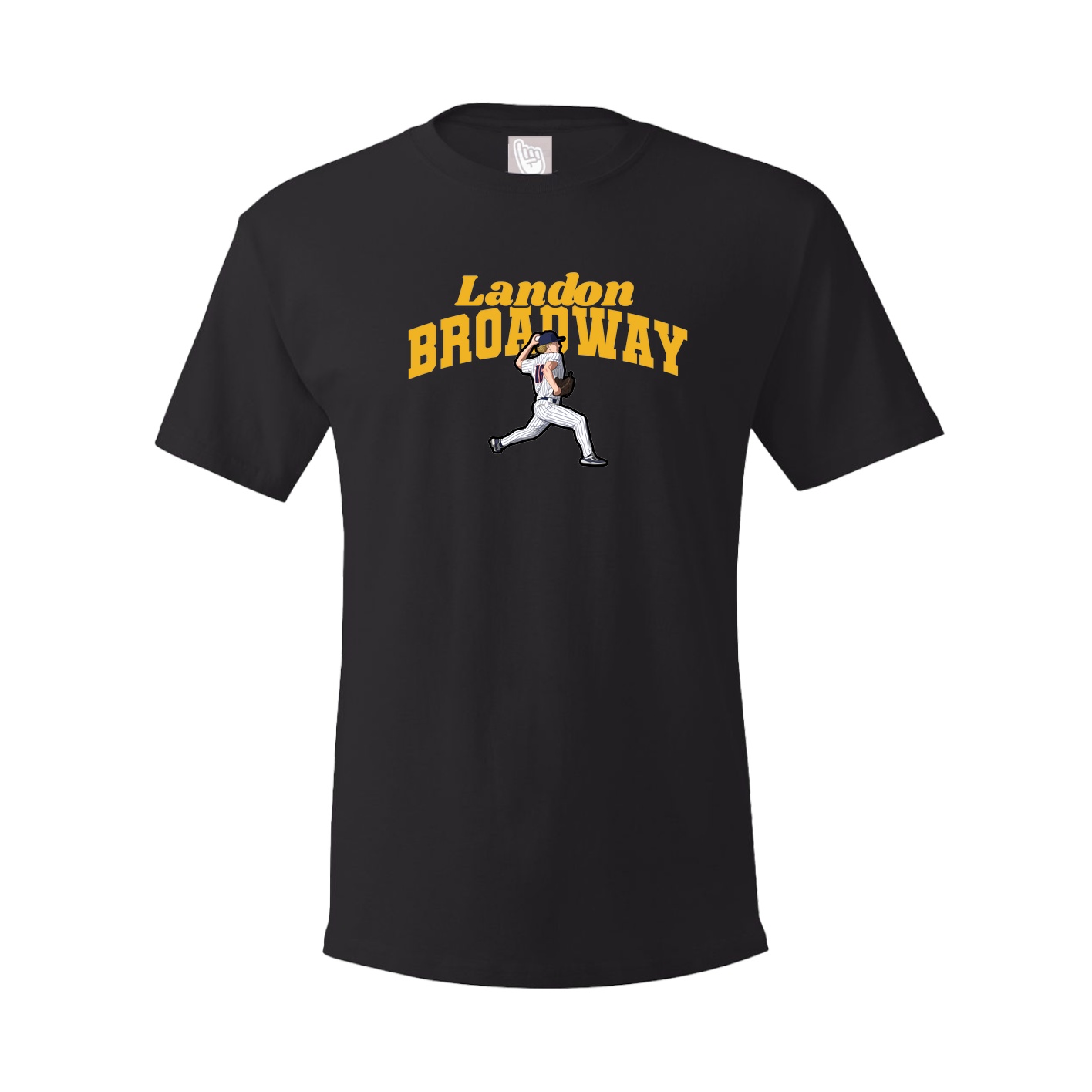 Youth Tee — Signature Arch in Black
