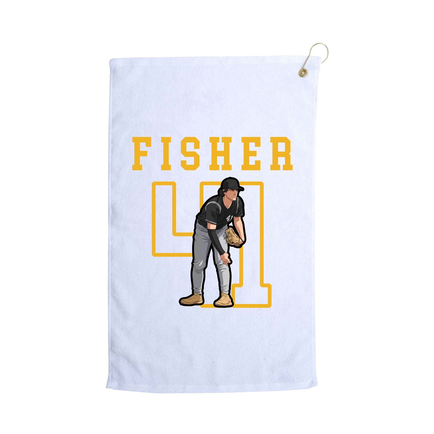 Golf Towel — Shirsey in White