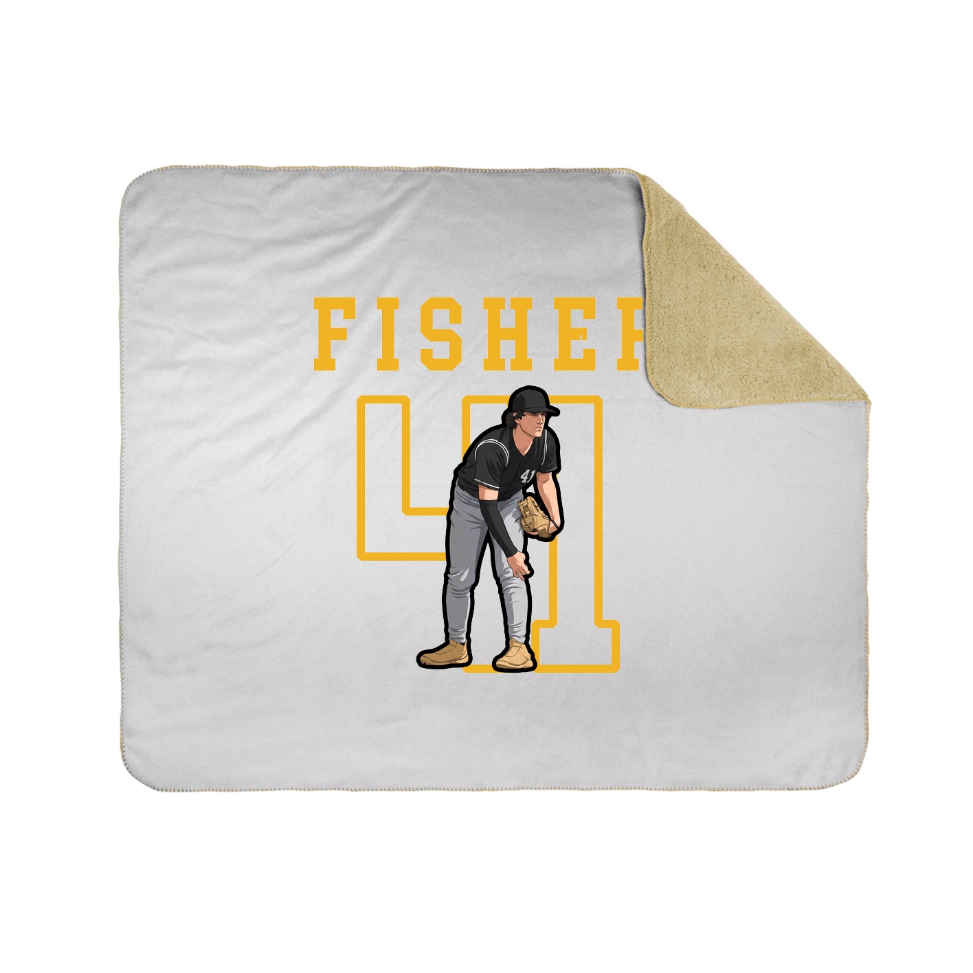Throw Blanket — Shirsey in White