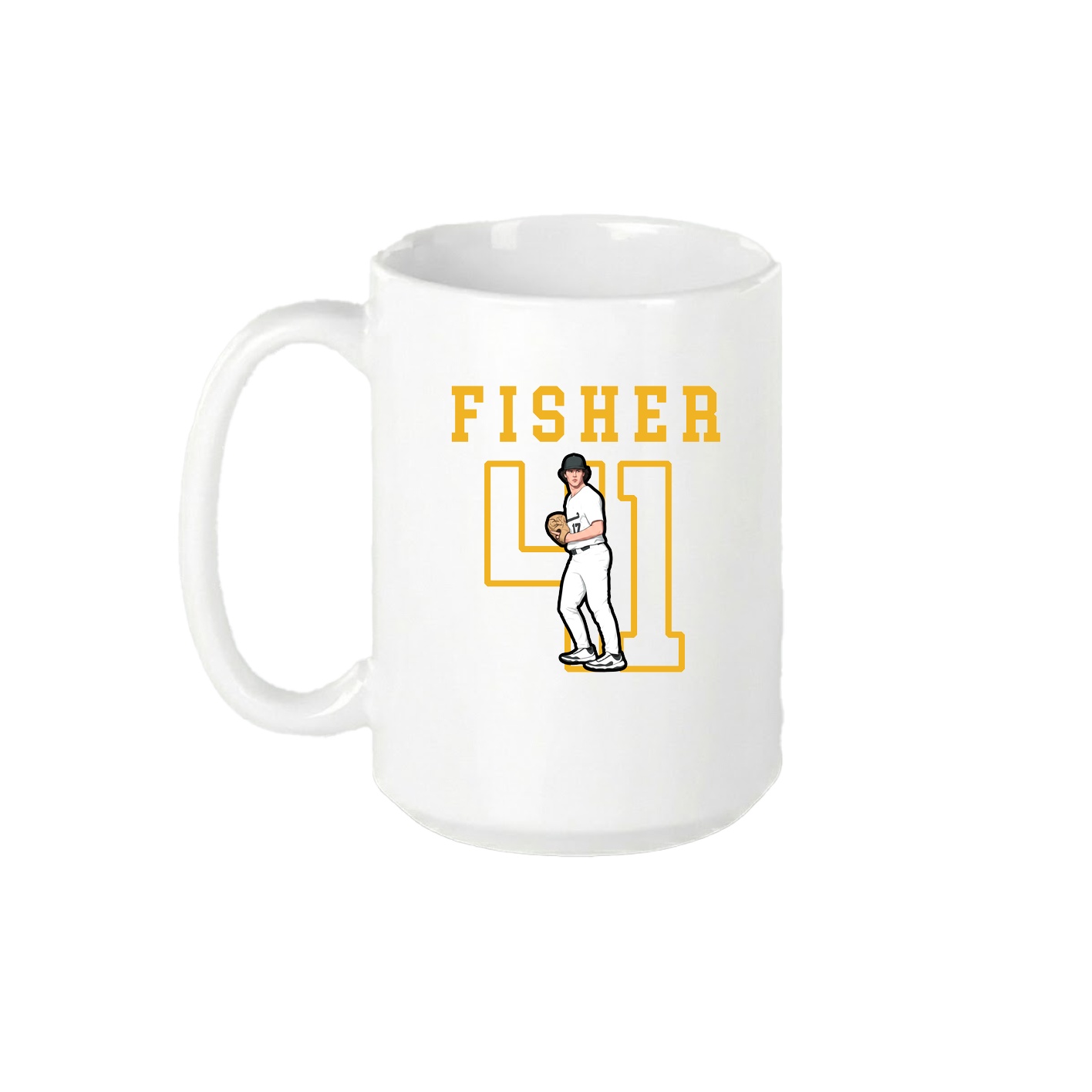 15oz Coffee Mug — Shirsey in White