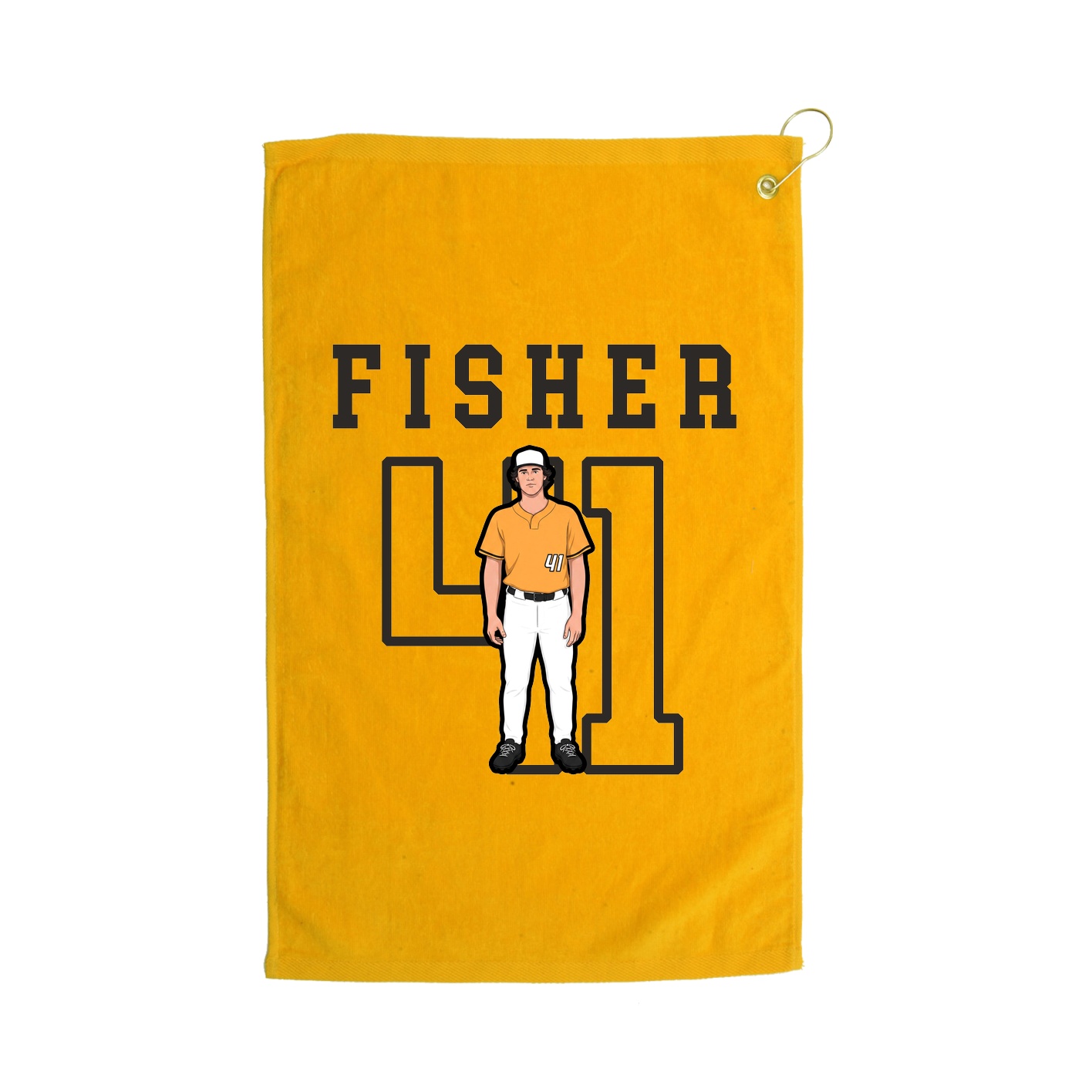 Golf Towel — Shirsey in Gold