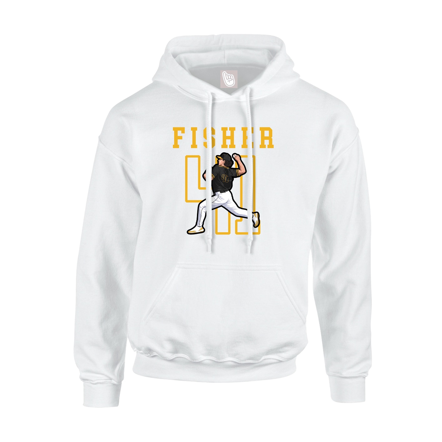 Hoodie — Shirsey in White
