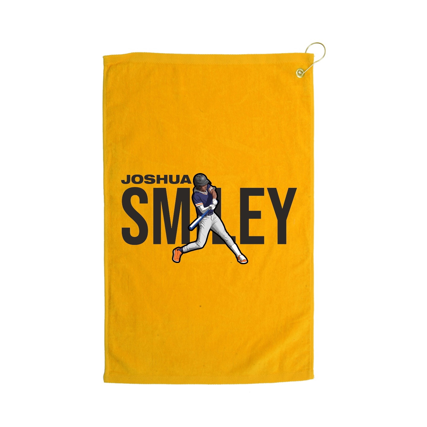 Golf Towel — Player Name in Gold