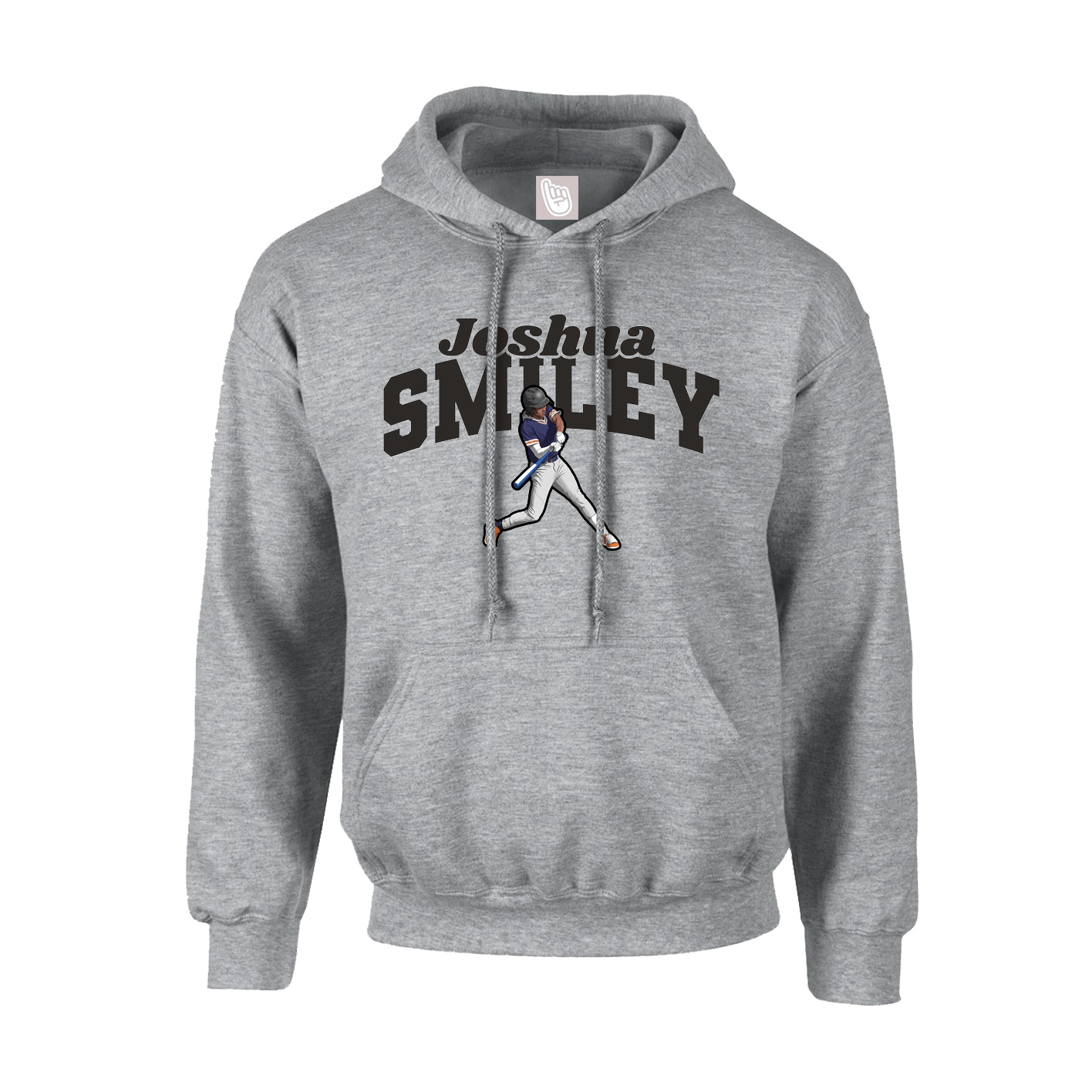 Hoodie — Signature Arch in Grey