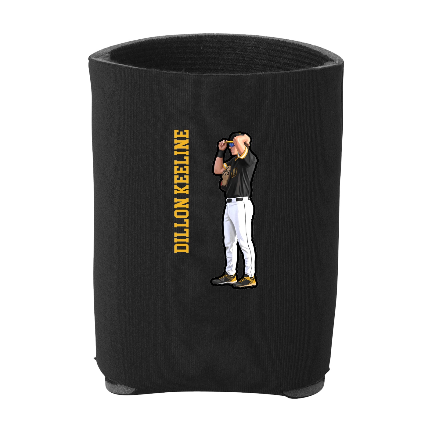 Can Holder — Name Vertical in Black