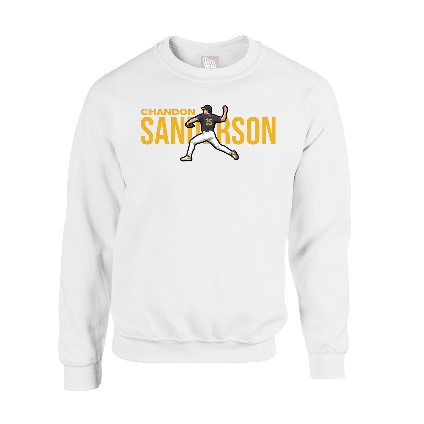 Fleece Crew — Player Name in White