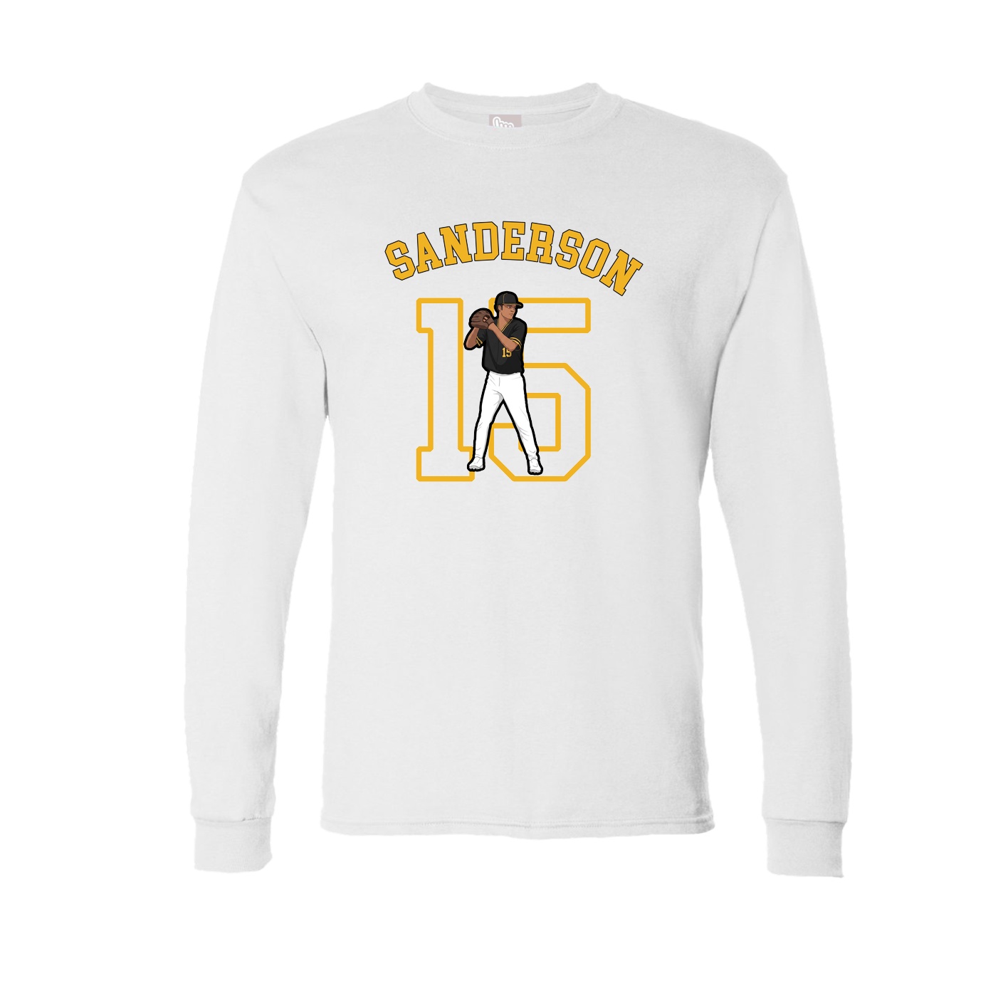 Long Sleeve Tee — Shirsey Arch in White