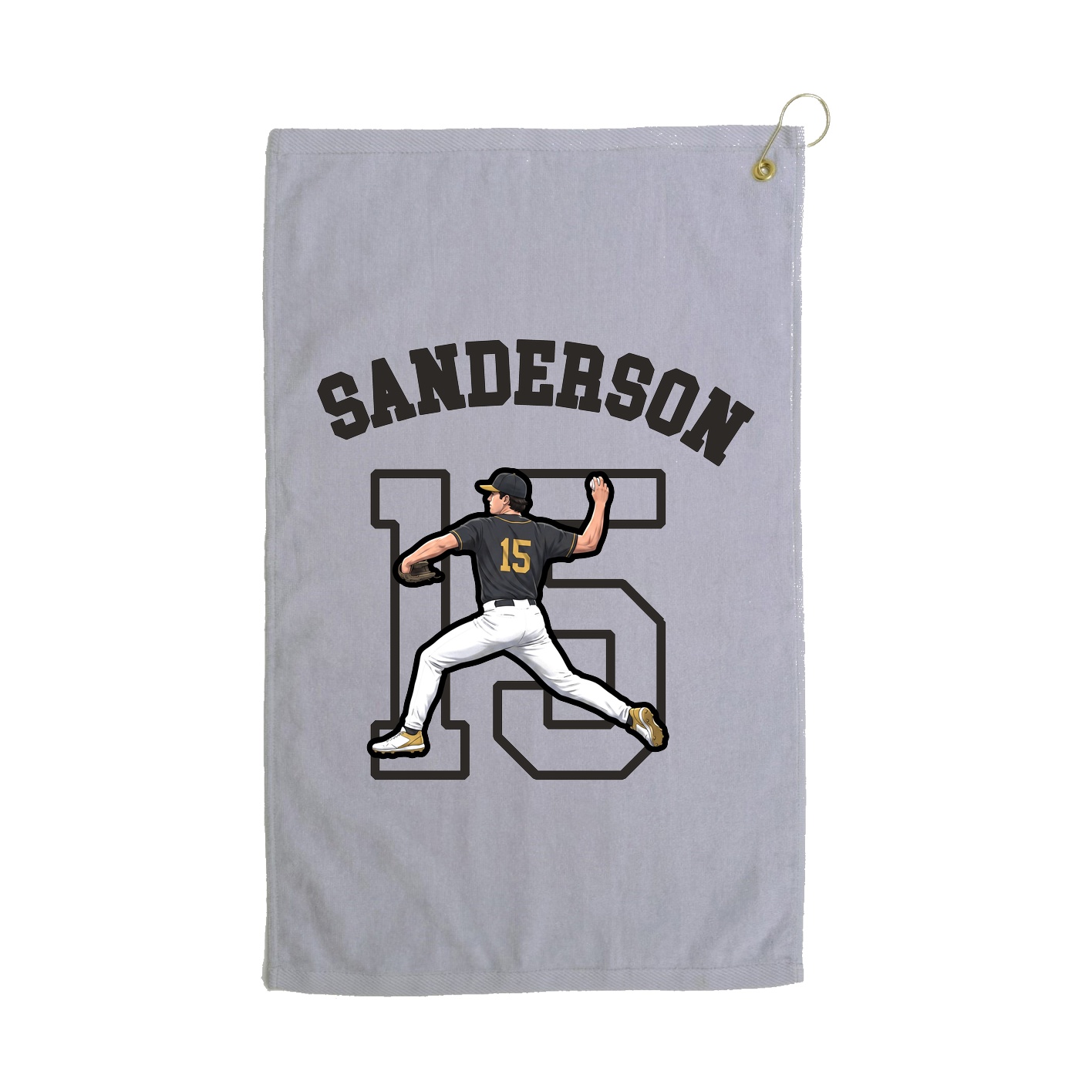Golf Towel — Shirsey Arch in Grey