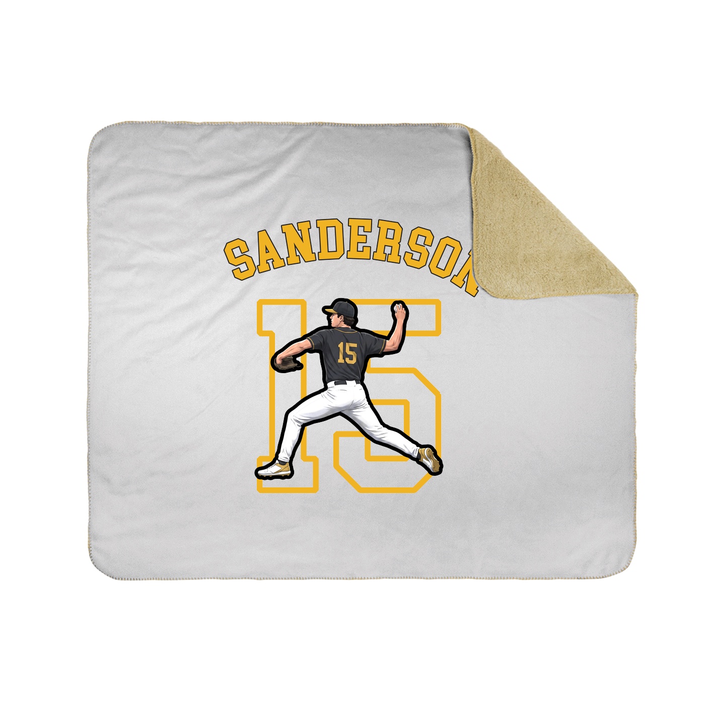 Throw Blanket — Shirsey Arch in White