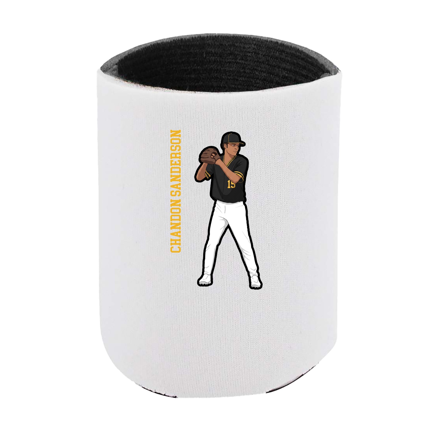 Can Holder — Name Vertical in White