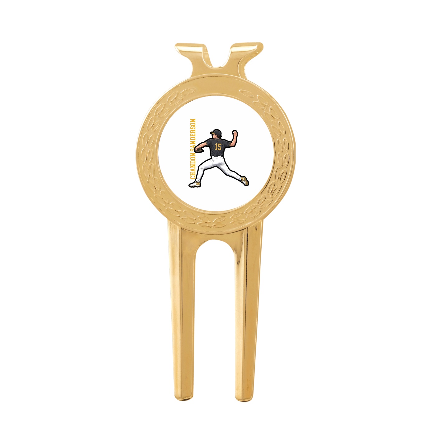 Divot Tool with Ball Marker — Name Vertical in Classic