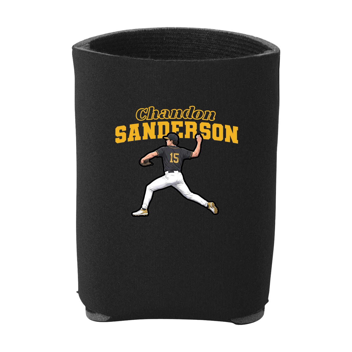 Can Holder — Name Arch in Black