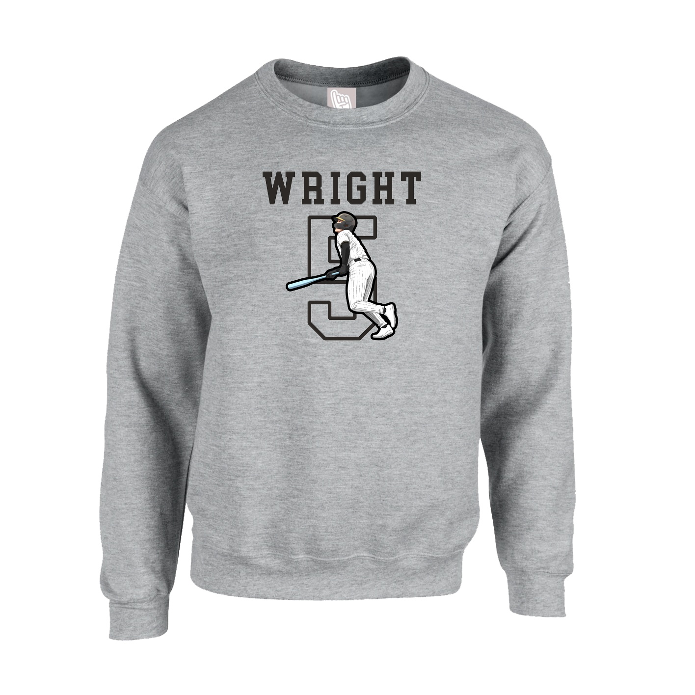 Fleece Crew — Shirsey in Grey