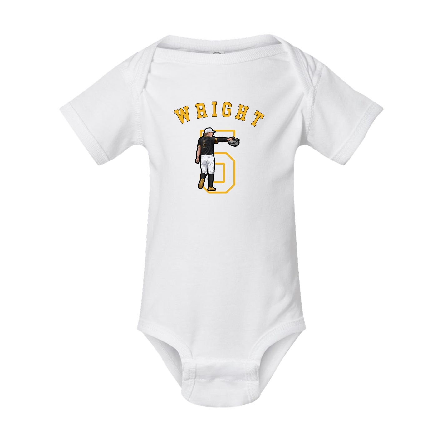 Baby Onesie — Shirsey Arch in White