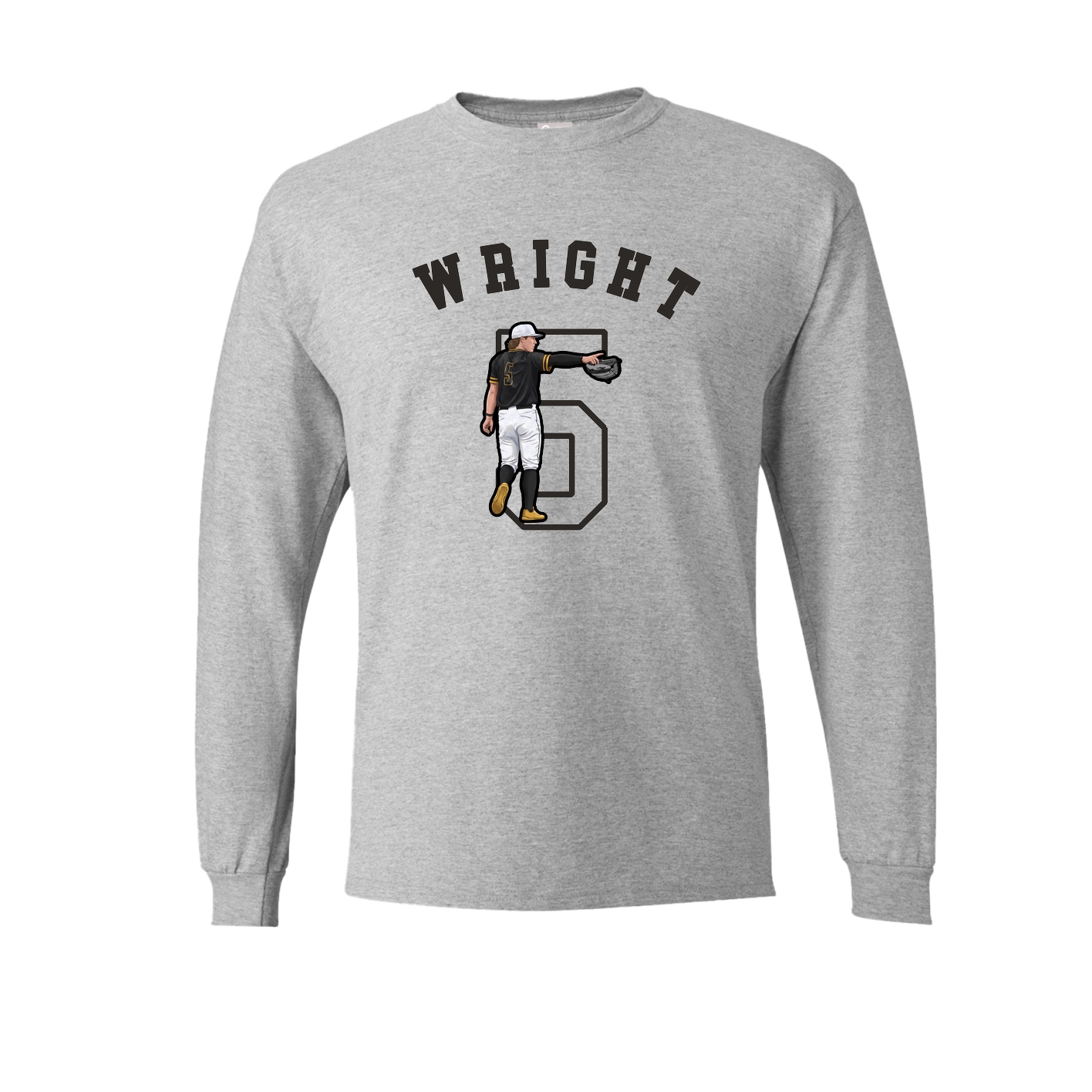 Long Sleeve Tee — Shirsey Arch in Grey
