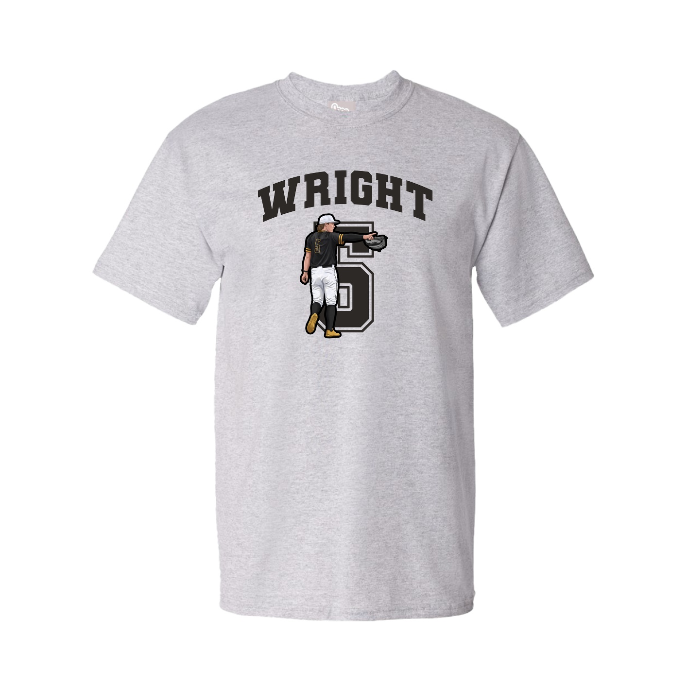 Tee — Number in Grey
