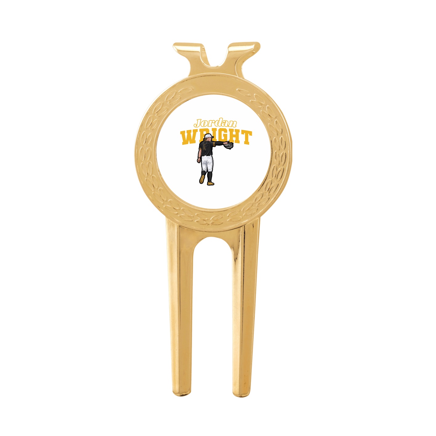 Divot Tool with Ball Marker — Name Arch in Classic