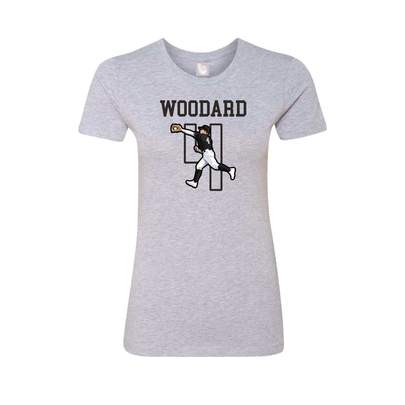 Fitted Women's Tee — Shirsey in Grey