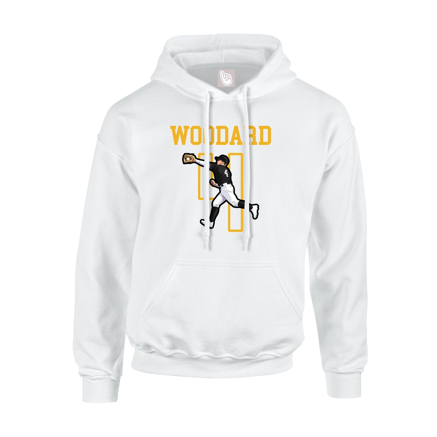 Hoodie — Shirsey in White