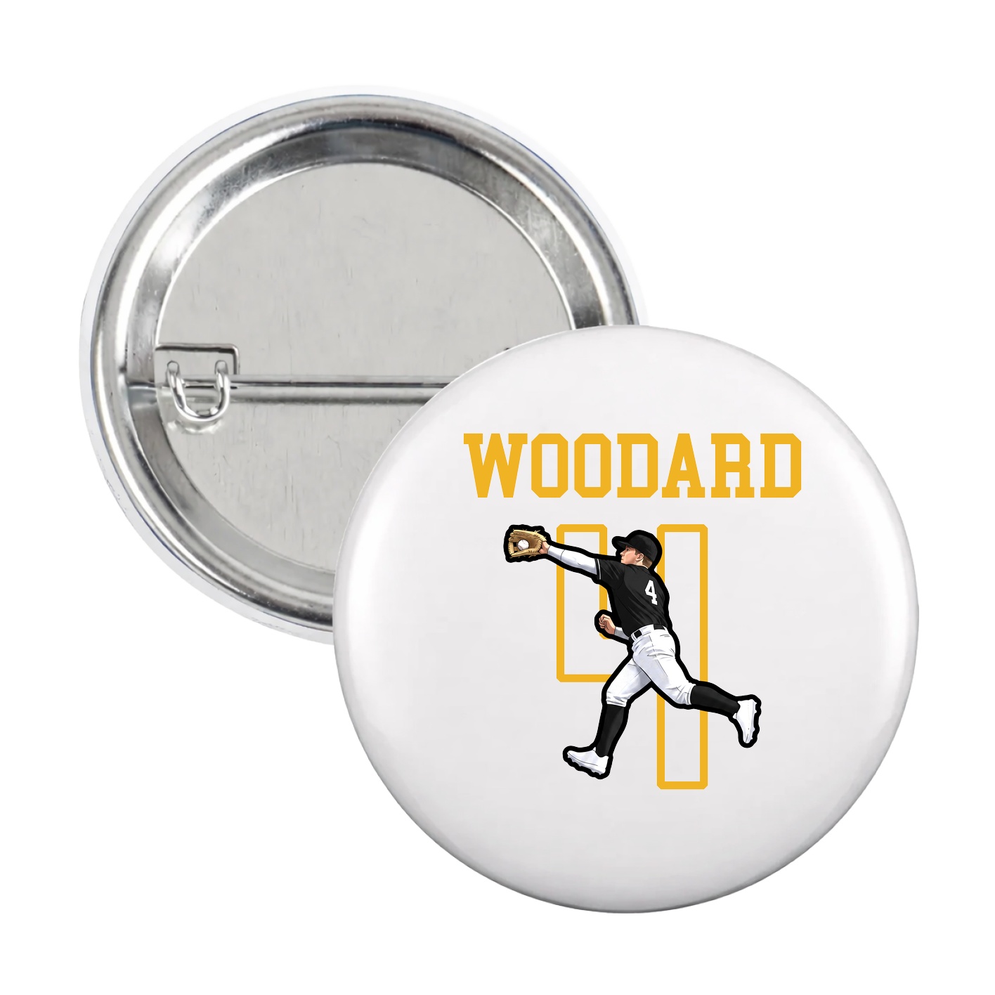 Game Day Button — Shirsey in White