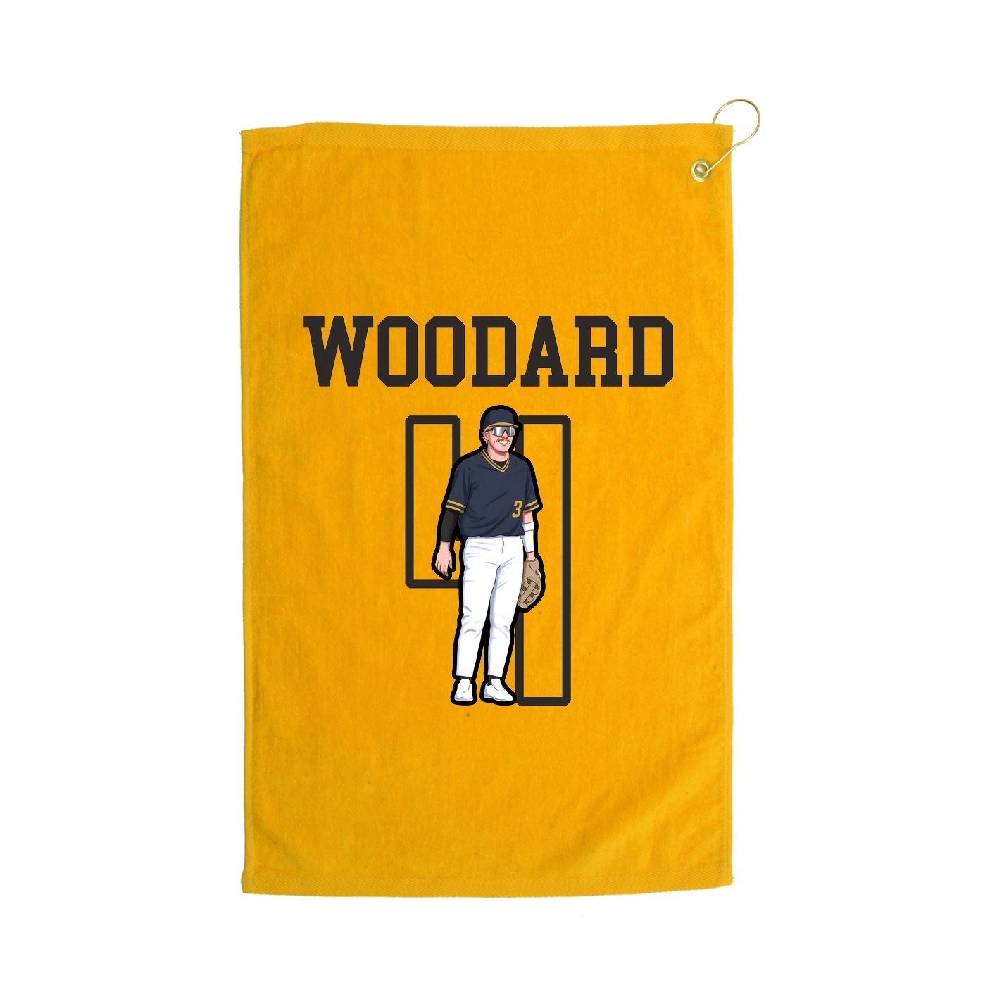 Golf Towel — Shirsey in Gold