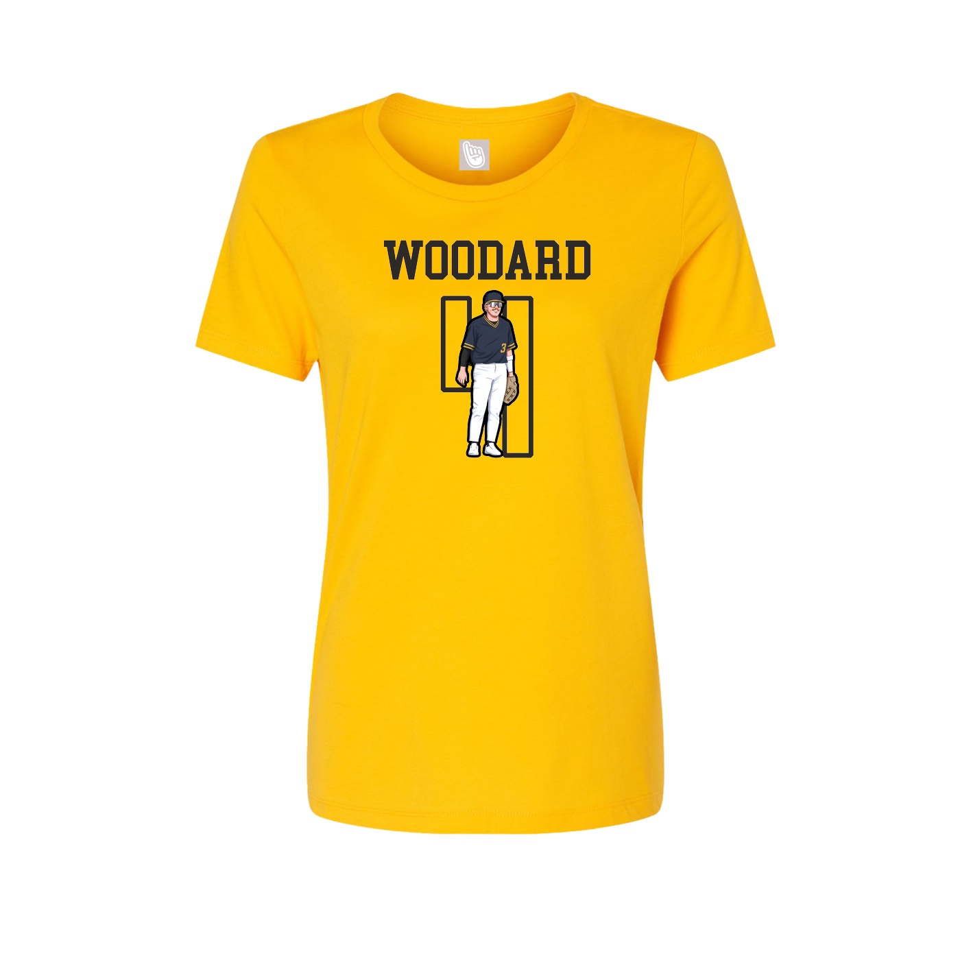 Fitted Women's Tee — Shirsey in Gold