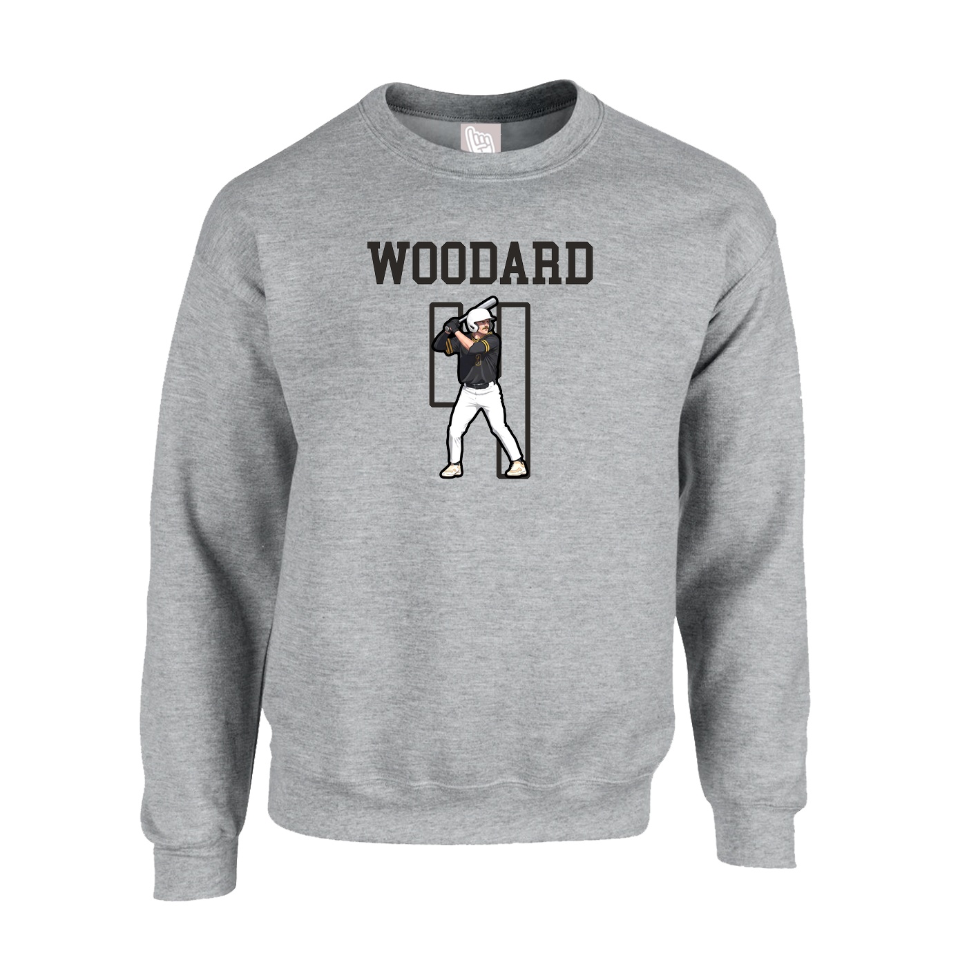 Fleece Crew — Shirsey in Grey