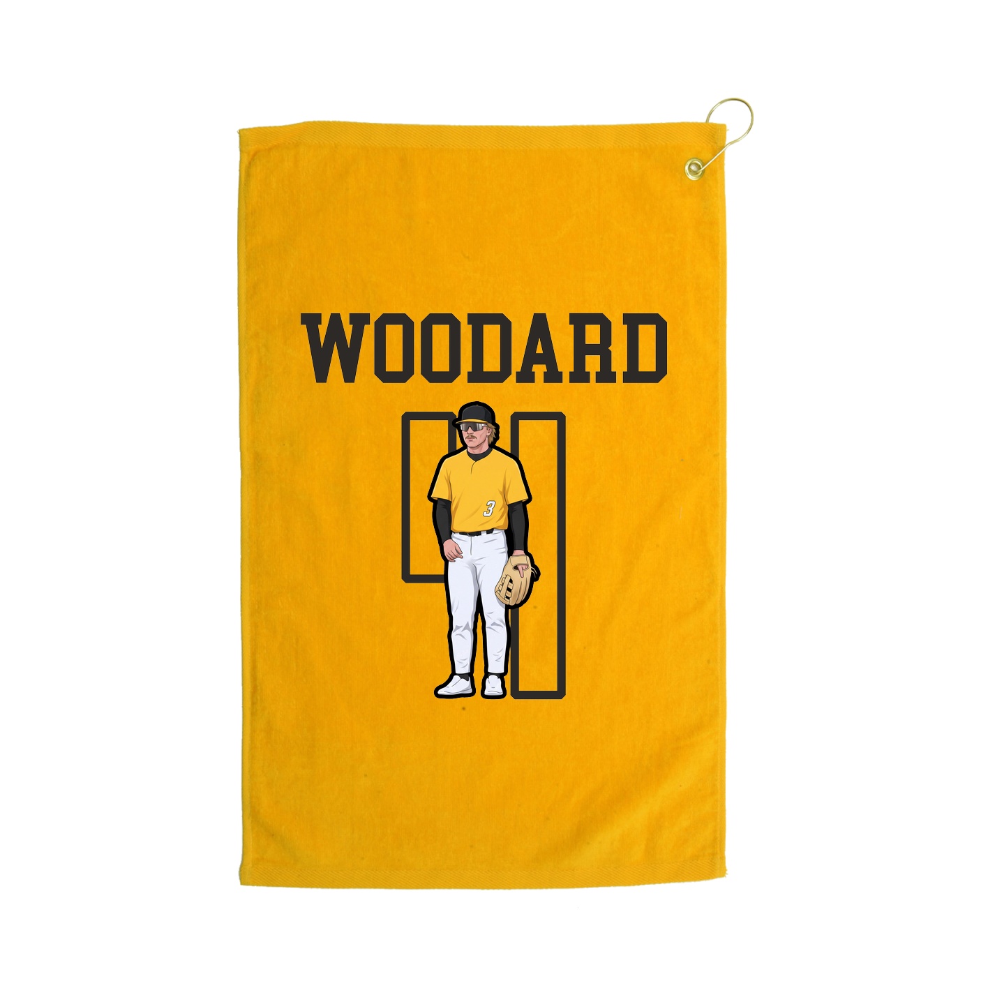 Golf Towel — Shirsey in Gold