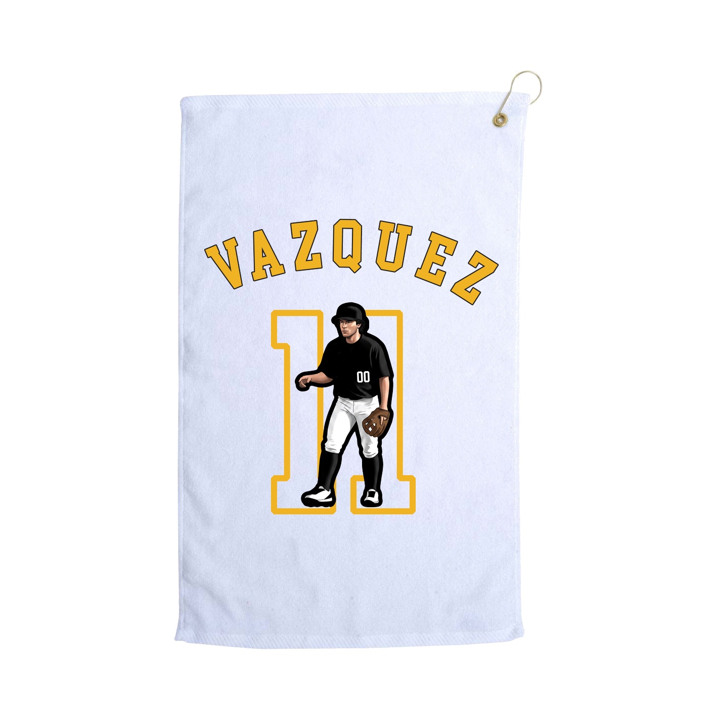 Golf Towel — Shirsey Arch in White
