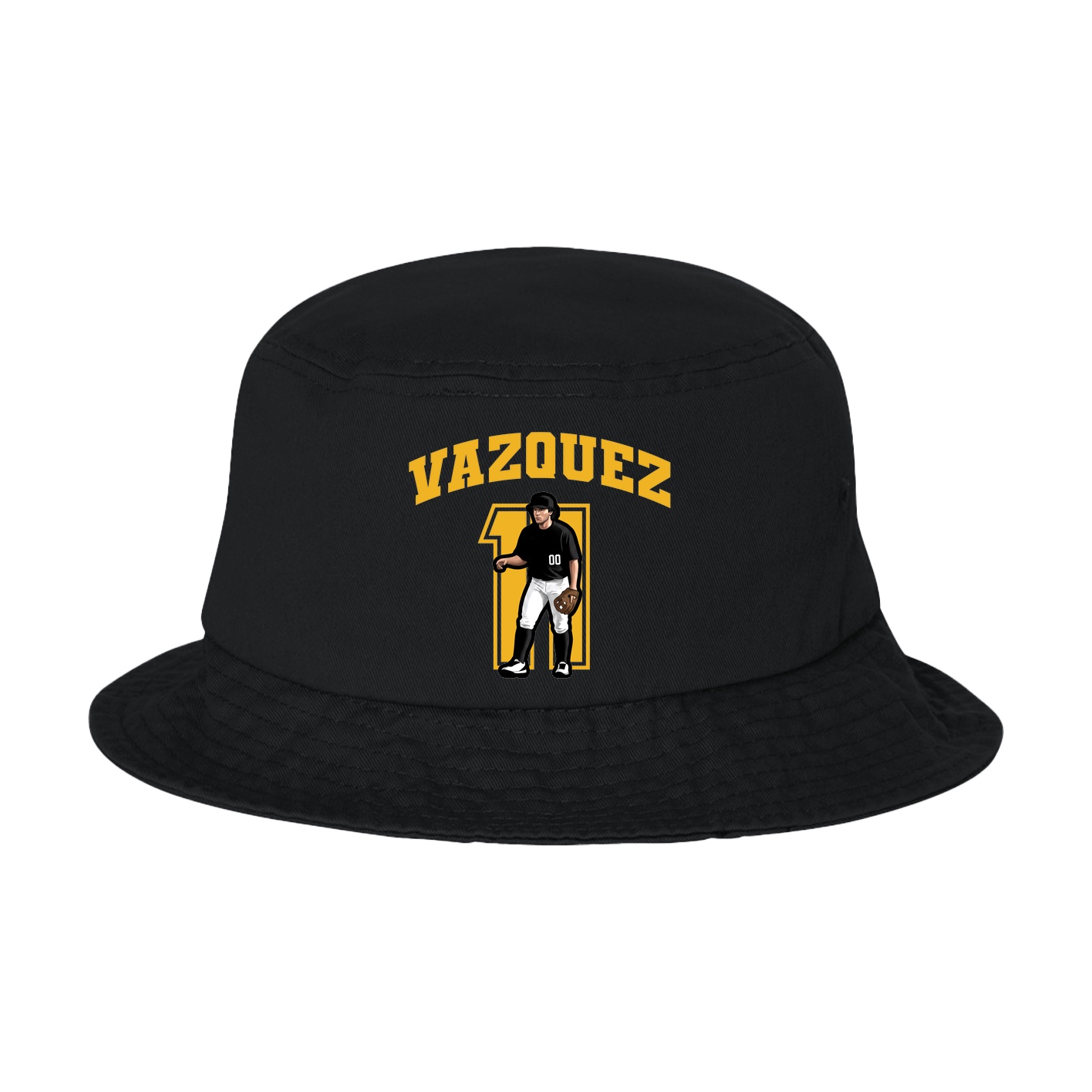 Bucket Cap — Number in Black