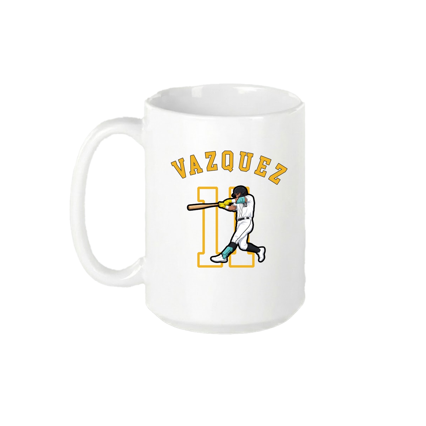 15oz Coffee Mug — Shirsey Arch in White