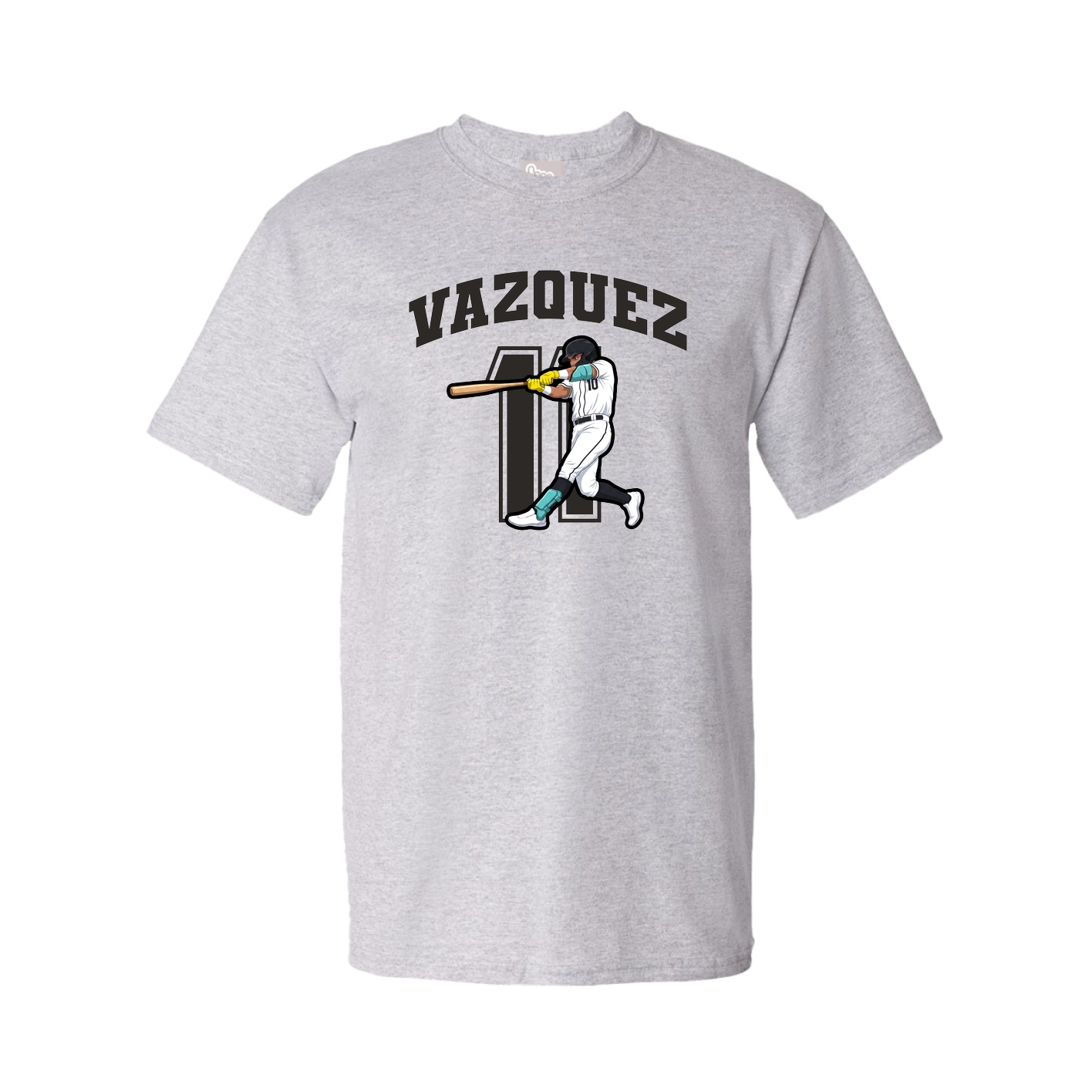 Youth Tee — Number in Grey