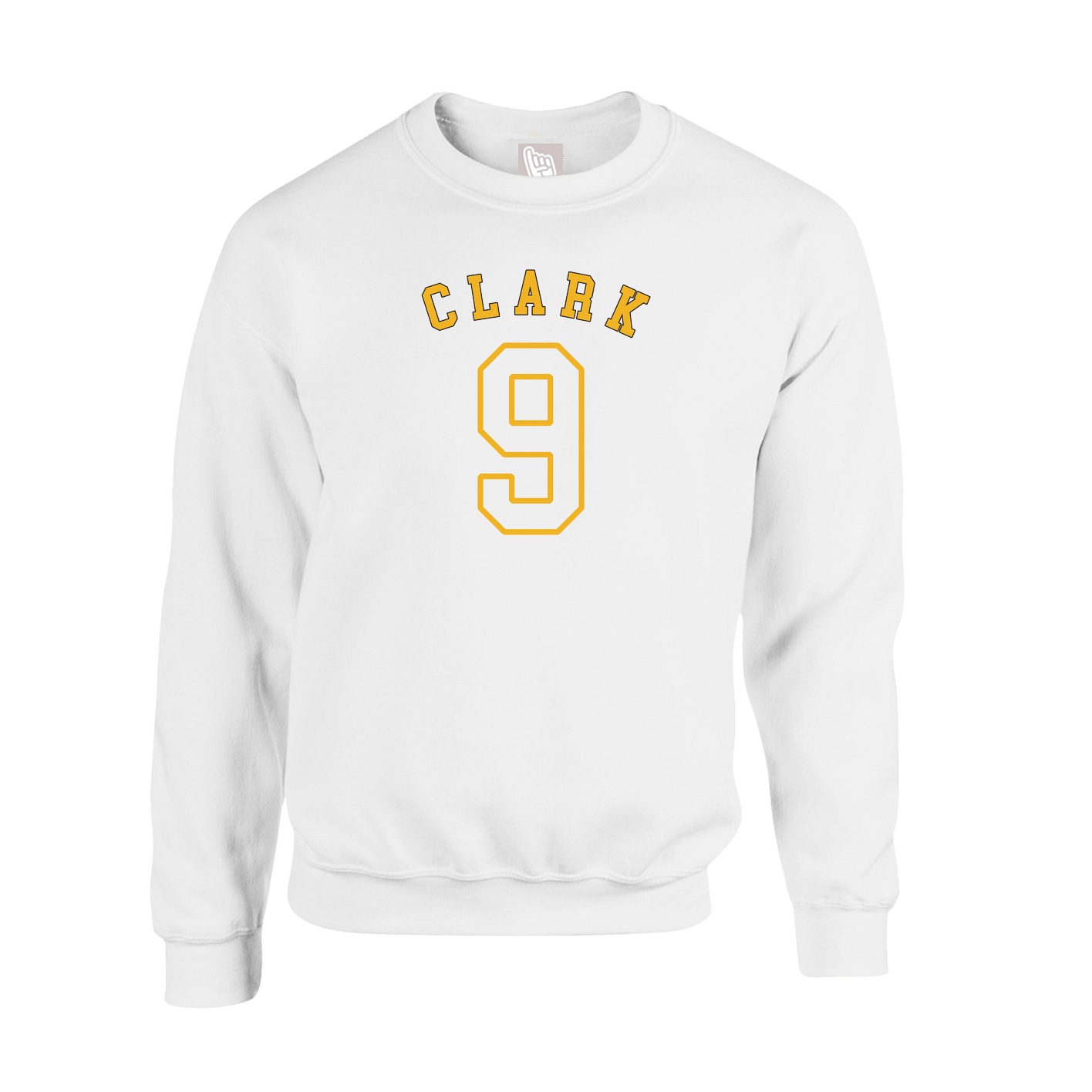 Fleece Crew — Shirsey Arch in White