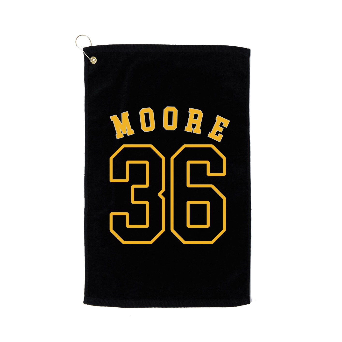 Golf Towel — Shirsey Arch in Black