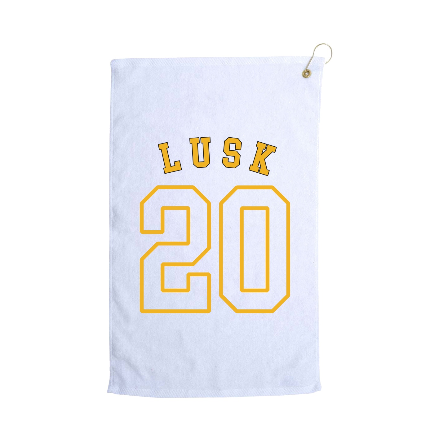 Golf Towel — Shirsey Arch in White