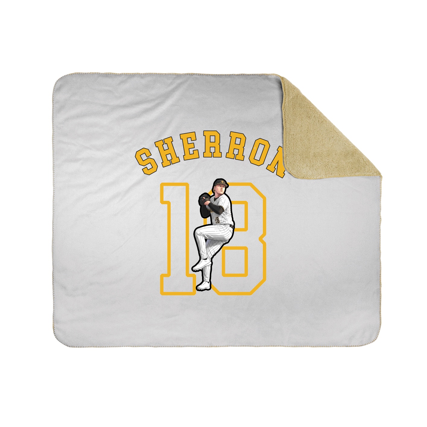 50x60 Sherpa Lined Throw Blanket